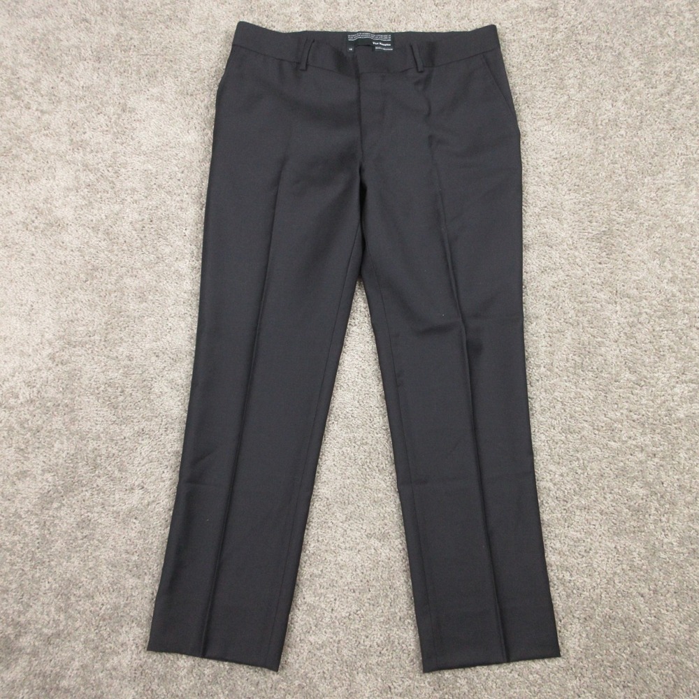 The Kooples Pants Mens‎ 48 34x28 Black Wool Dress Trousers Formal Business EUC